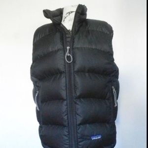 PATAGONIA WOMENS BLACK GOOSE DOWN FILL PUFFER VEST